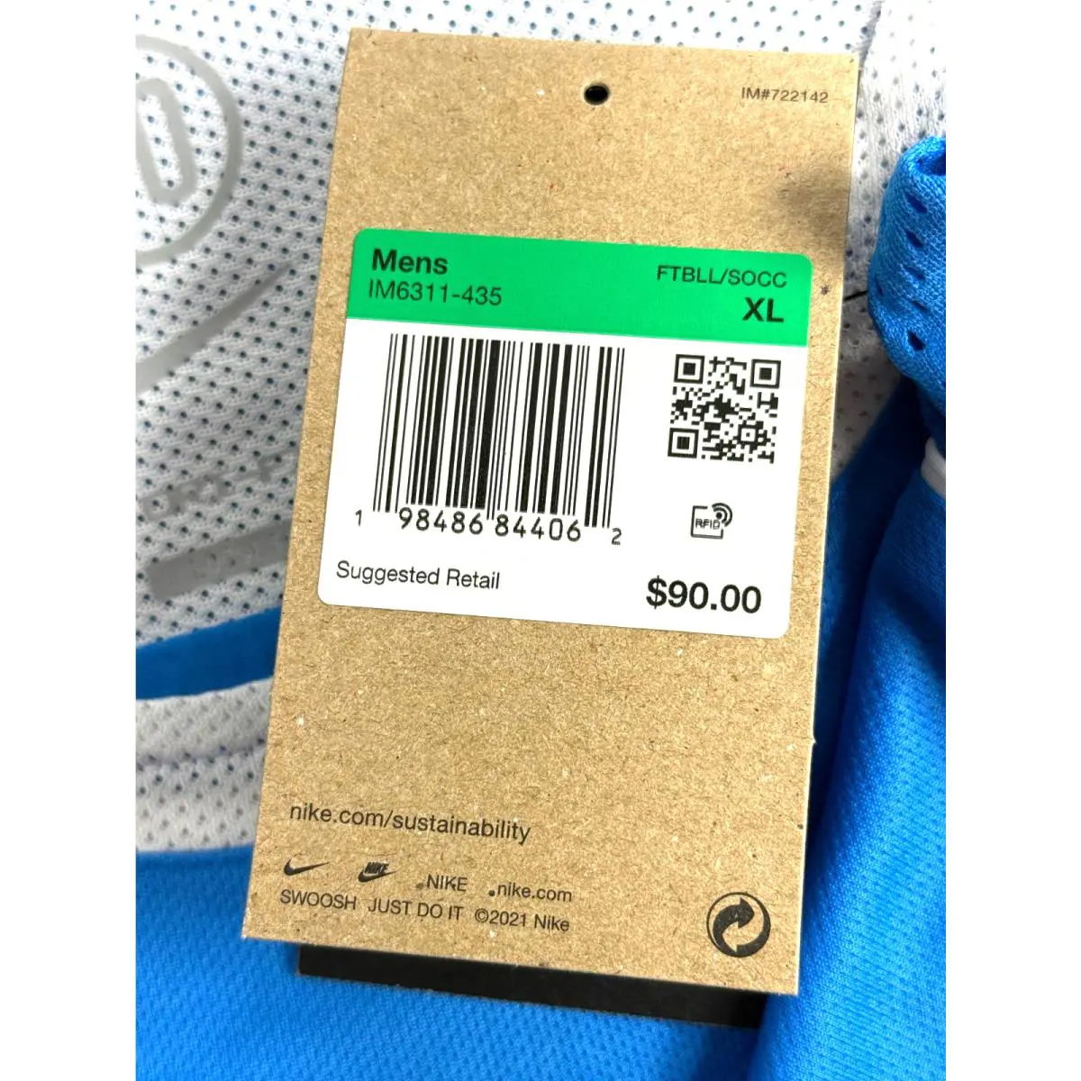 Nike clothing - Nike Dri-Fit - IM6312-435 - Blue (UPC: 198486852951) 7