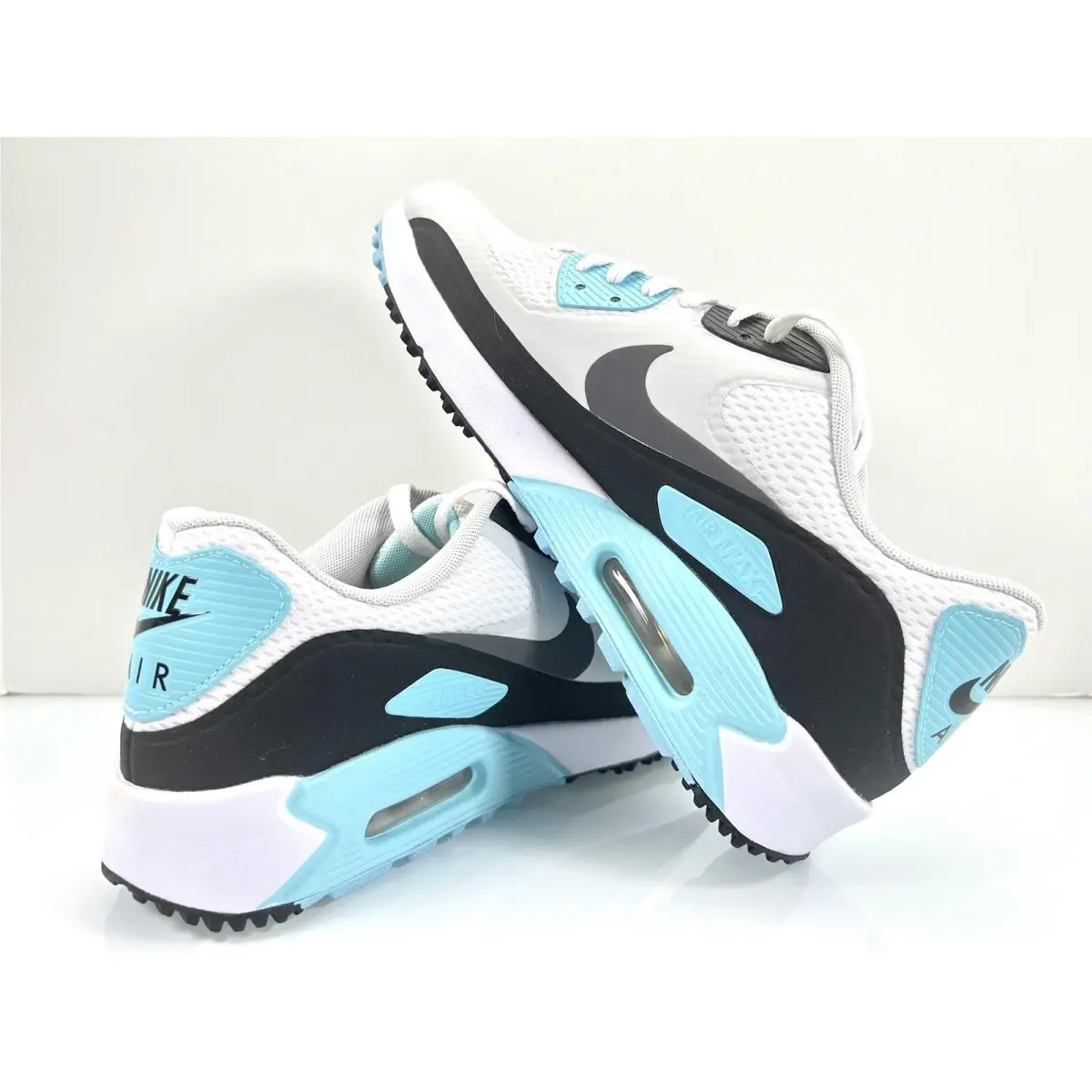 Nike shoes - Nike Air Max 90 Golf - CU9978-110 - White/Dark Grey-Copa 8