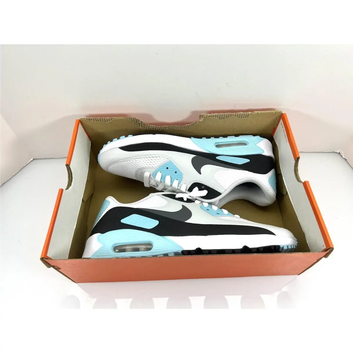 Nike shoes - Nike Air Max 90 Golf - CU9978-110 - White/Dark Grey-Copa 11