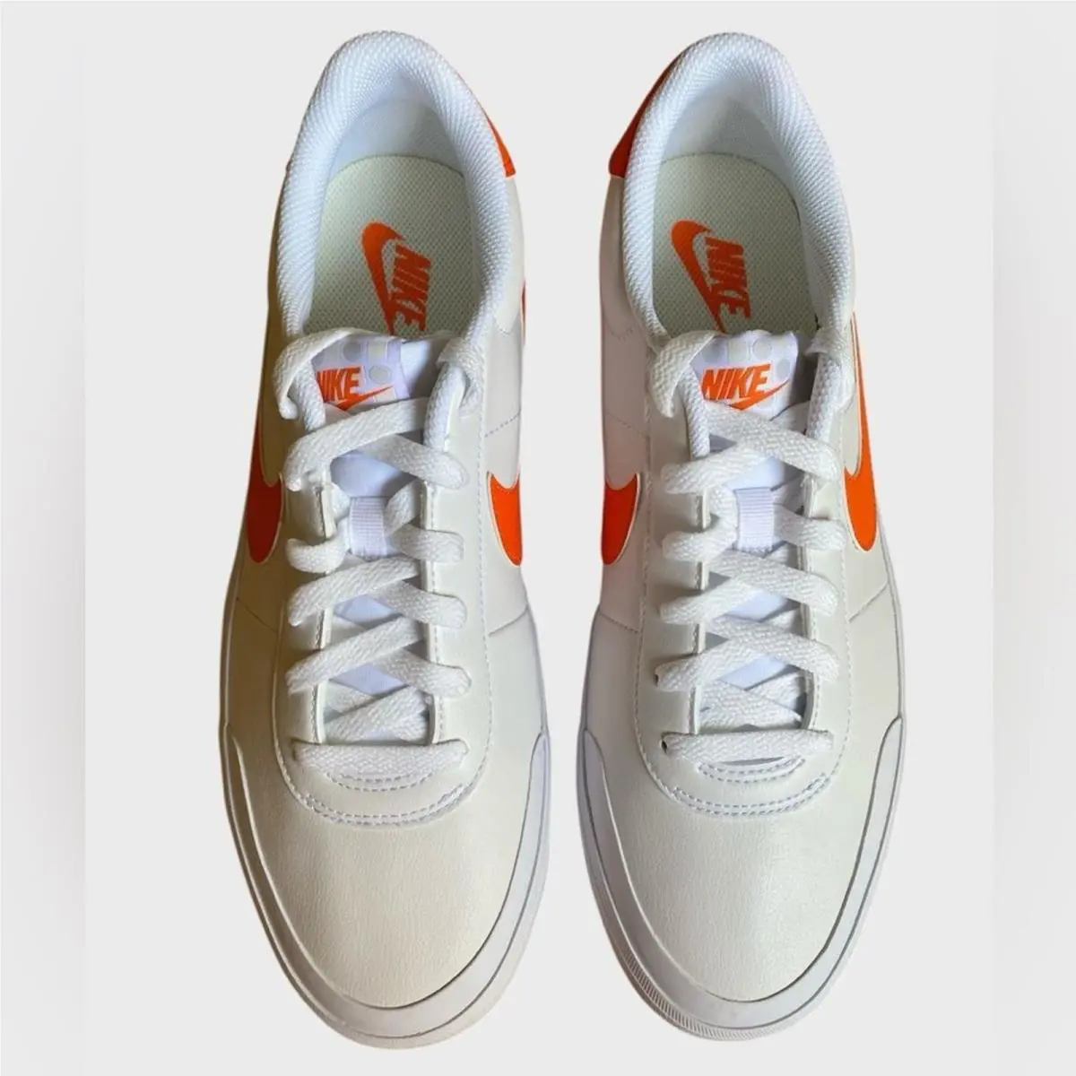 Nike shoes - Nike Court Shot - Court Shot - White, orange 1