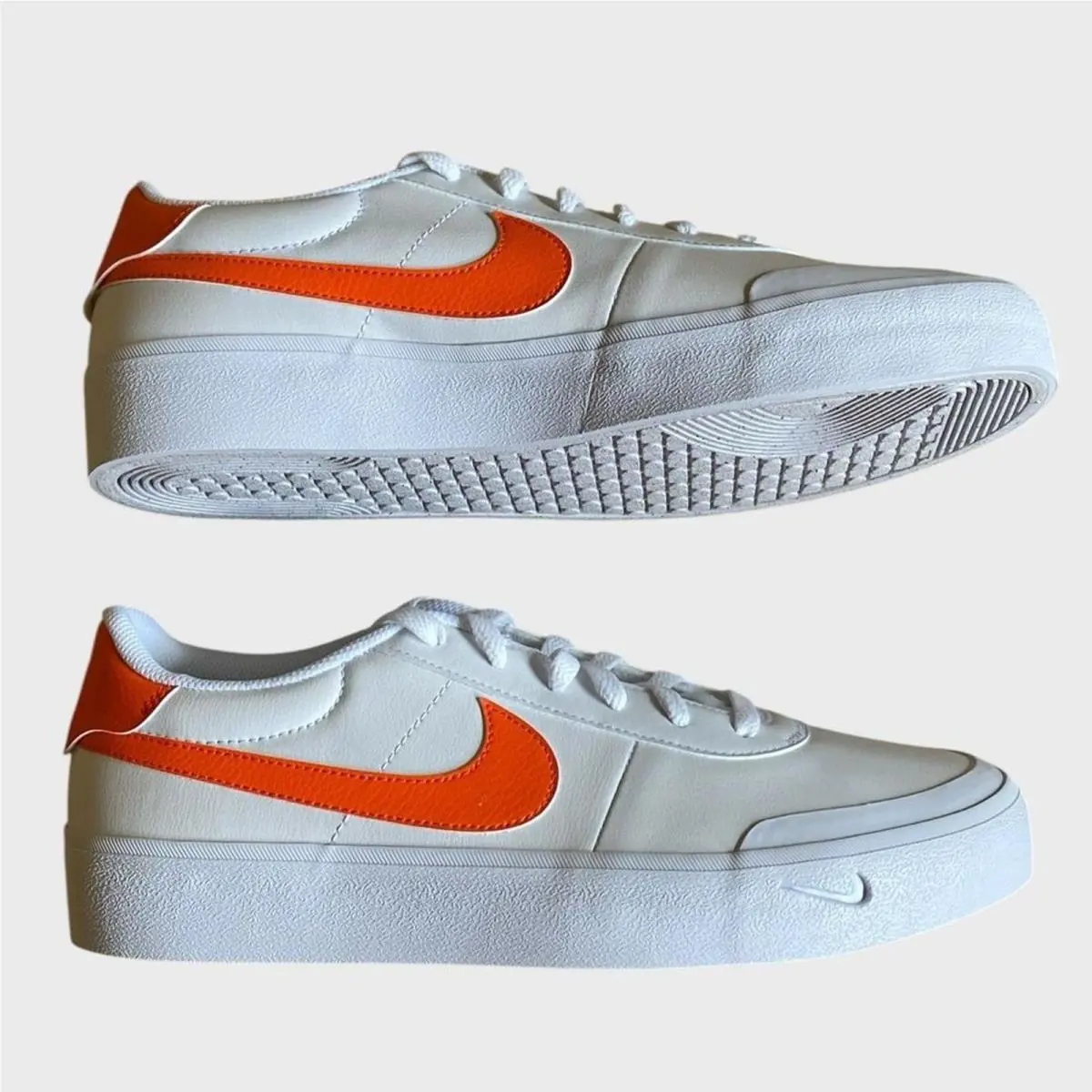 Nike shoes - Nike Court Shot - Court Shot - White, orange 4