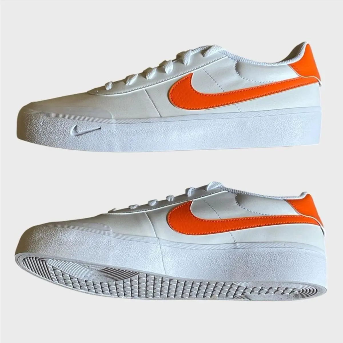 Nike shoes - Nike Court Shot - Court Shot - White, orange 5
