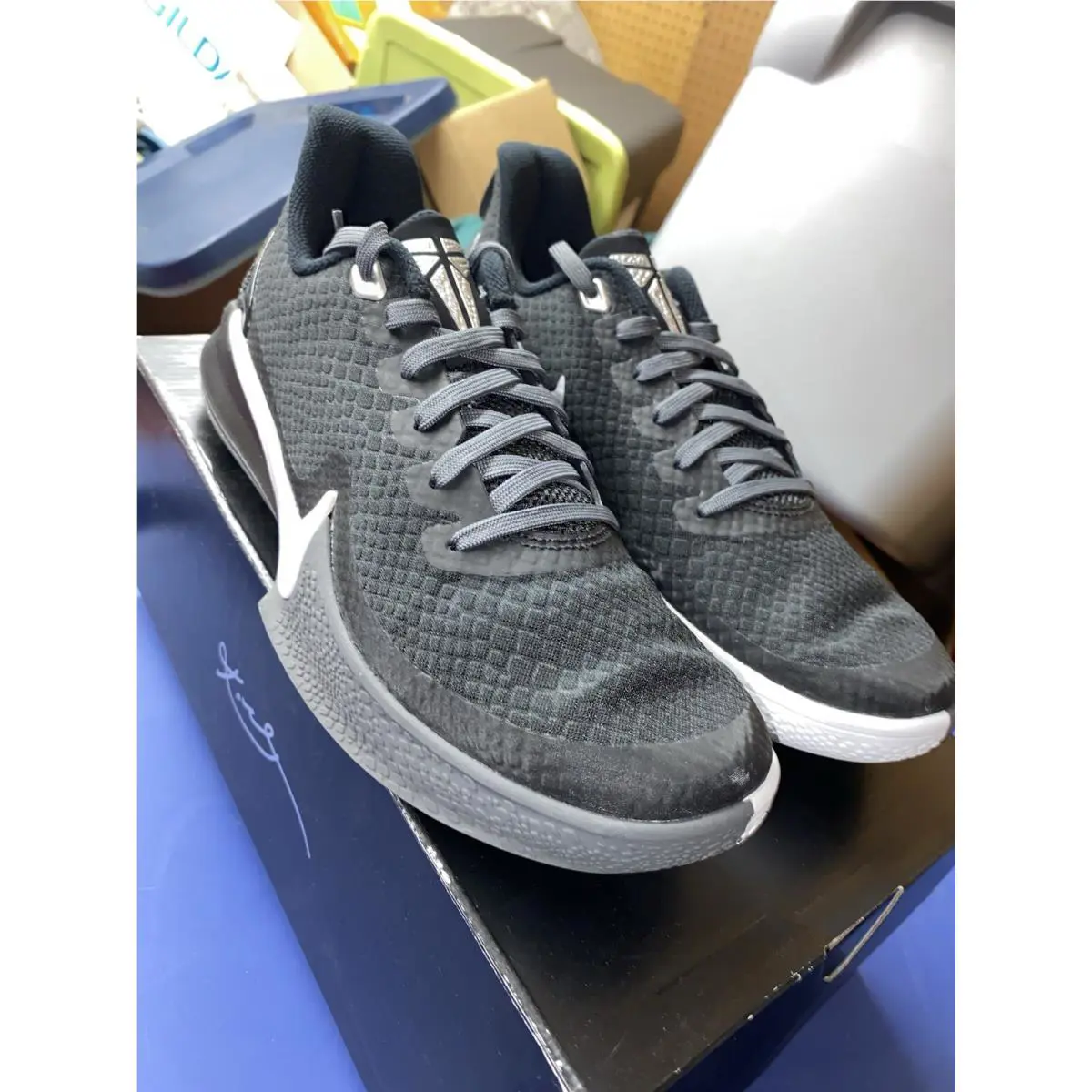 Nike shoes - Nike Mamba Focus - Mamba Focus - Black, Manufacturer: Black/Dark Grey-White-Black 1