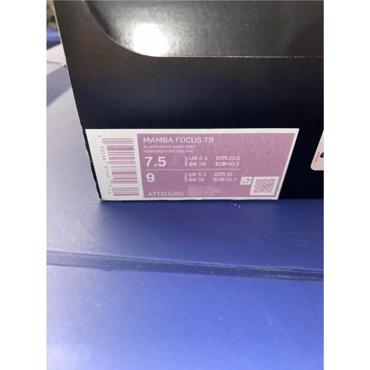 Nike shoes - Nike Mamba Focus - Mamba Focus - Black, Manufacturer: Black/Dark Grey-White-Black 6