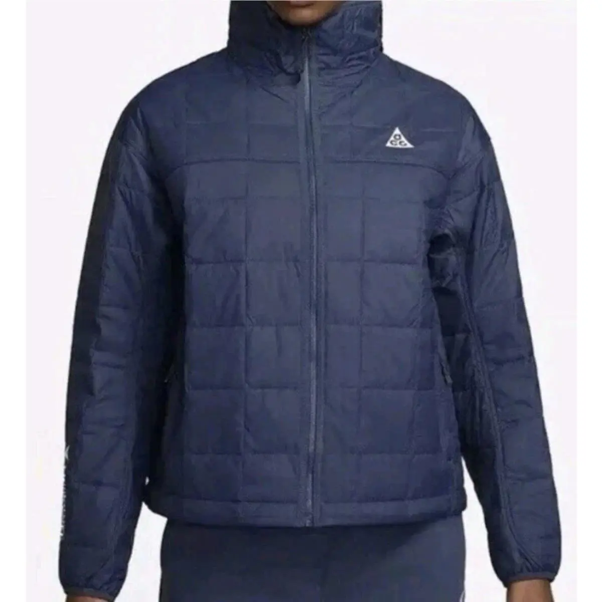 Nike clothing - Nike ACG Therma-Fit Rope De Dope Quilted Jacket - FN1943-020 - Thunder Bllue (UPC: 196975135318) 1