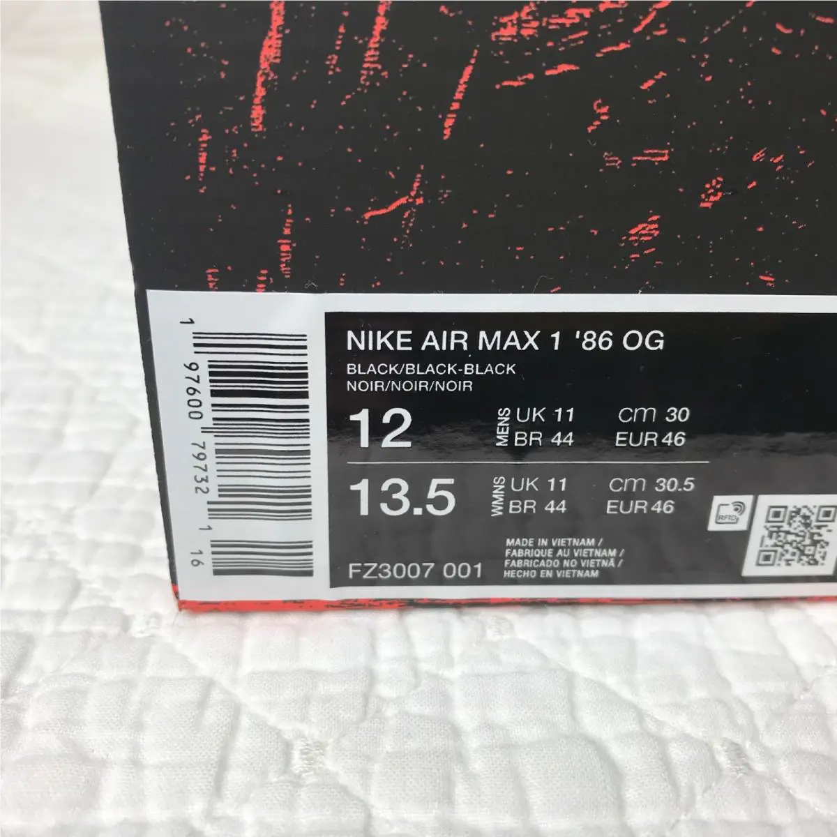 Nike shoes - Nike Air Max 1 - Air Max - FZ3007-001 - Black 13