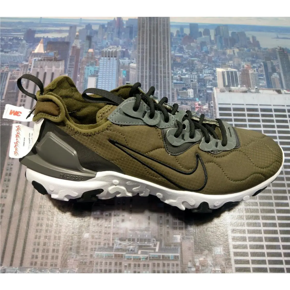 Nike shoes - Nike React Vision - React Vision - DA7568-991 - Olive Canvas 4