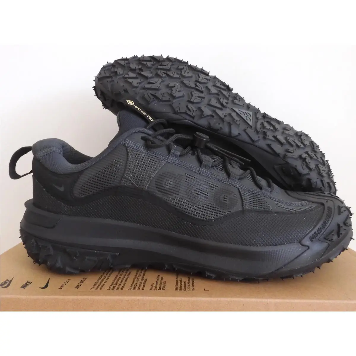 Acg Mountain Fly 2 Low Gtx Dark Smoke Grey-black-black Sz 12.5 HF6245-001 by Nike