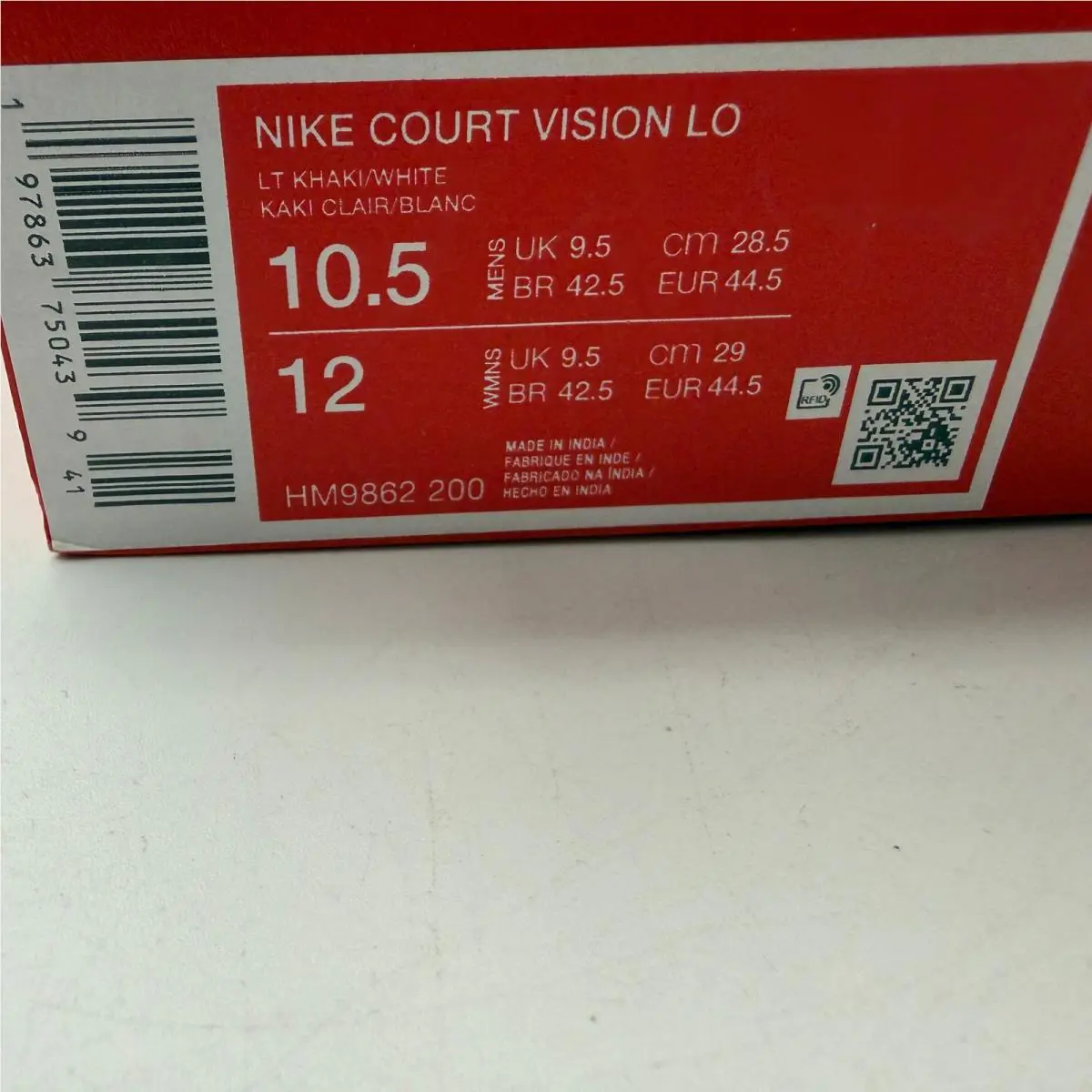 Nike shoes - Nike Court Vision Lo - Court Vision - White 0