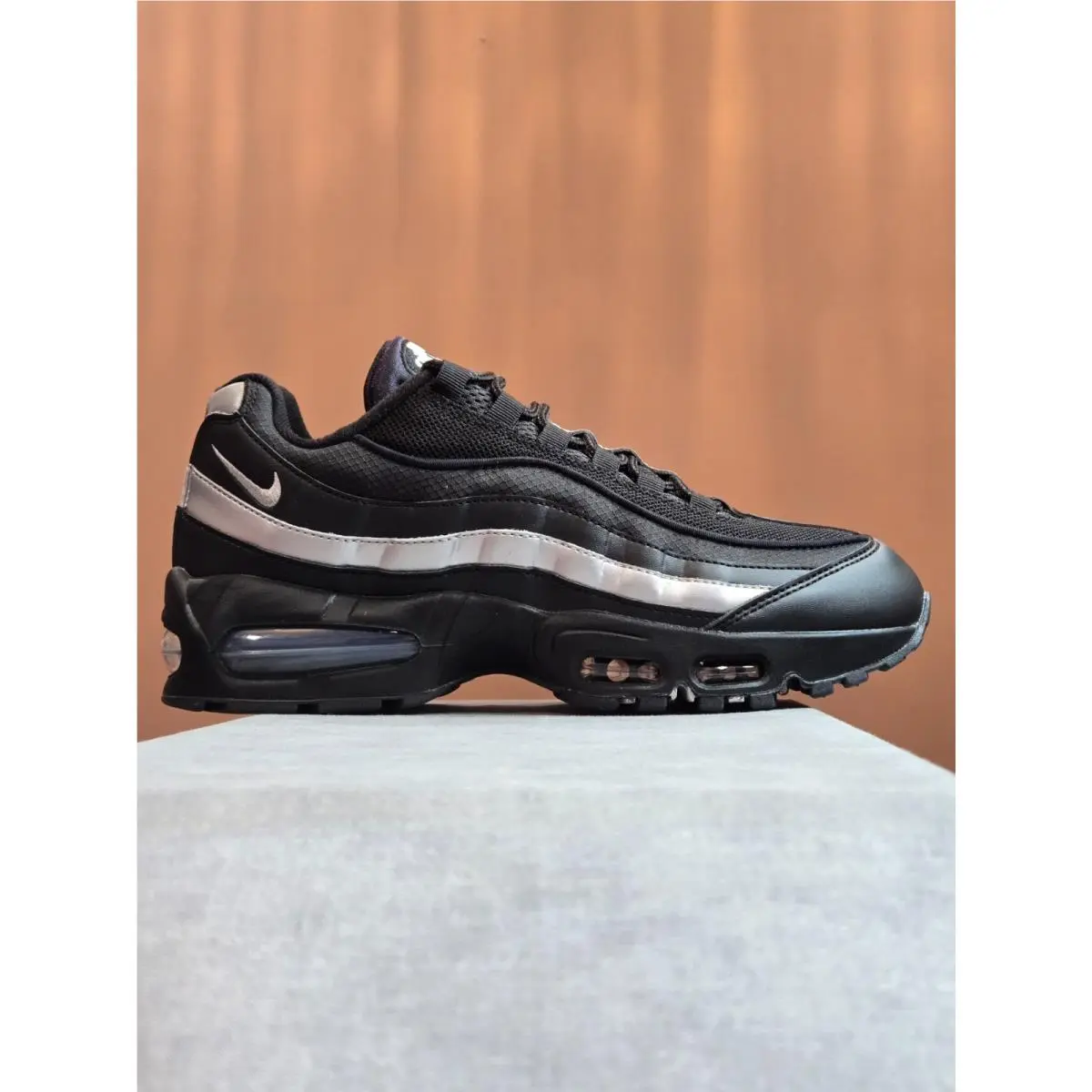 Air Max 95 OG Black Silver Mens US Size 7.5 UK 6.5 Eur 40.5 IB1667 003 by Nike
