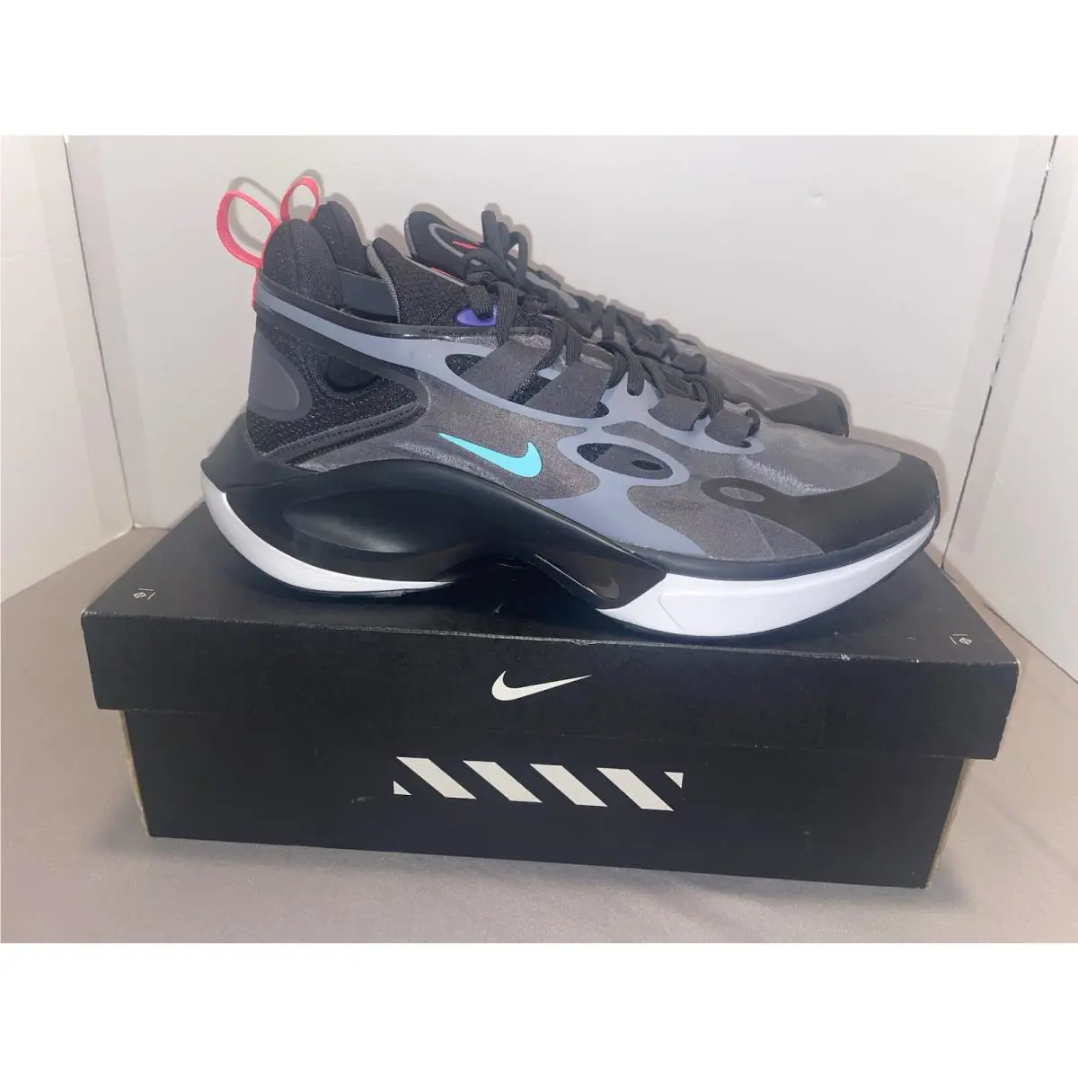 Nike shoes - Nike Signal D/MS/X - Signal - AT5303-005 - Black, Manufacturer: Black/Dark Grey/Off Noir 0