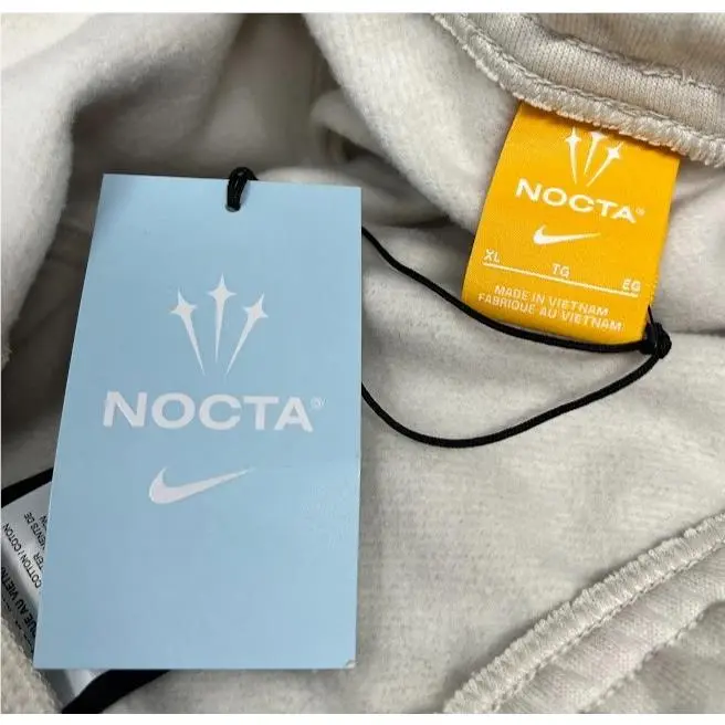 Nike clothing - NOCTA Fleece CS Tracksuit Bottoms - HM5764-104 - Beige (UPC: 198482081089) 8