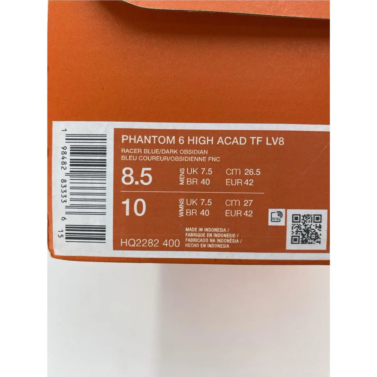 Nike shoes - Nike Phantom 6 - Phantom - HQ2282-400 - Racer Blue/Dark Obsidian (UPC: 198482833336) 7