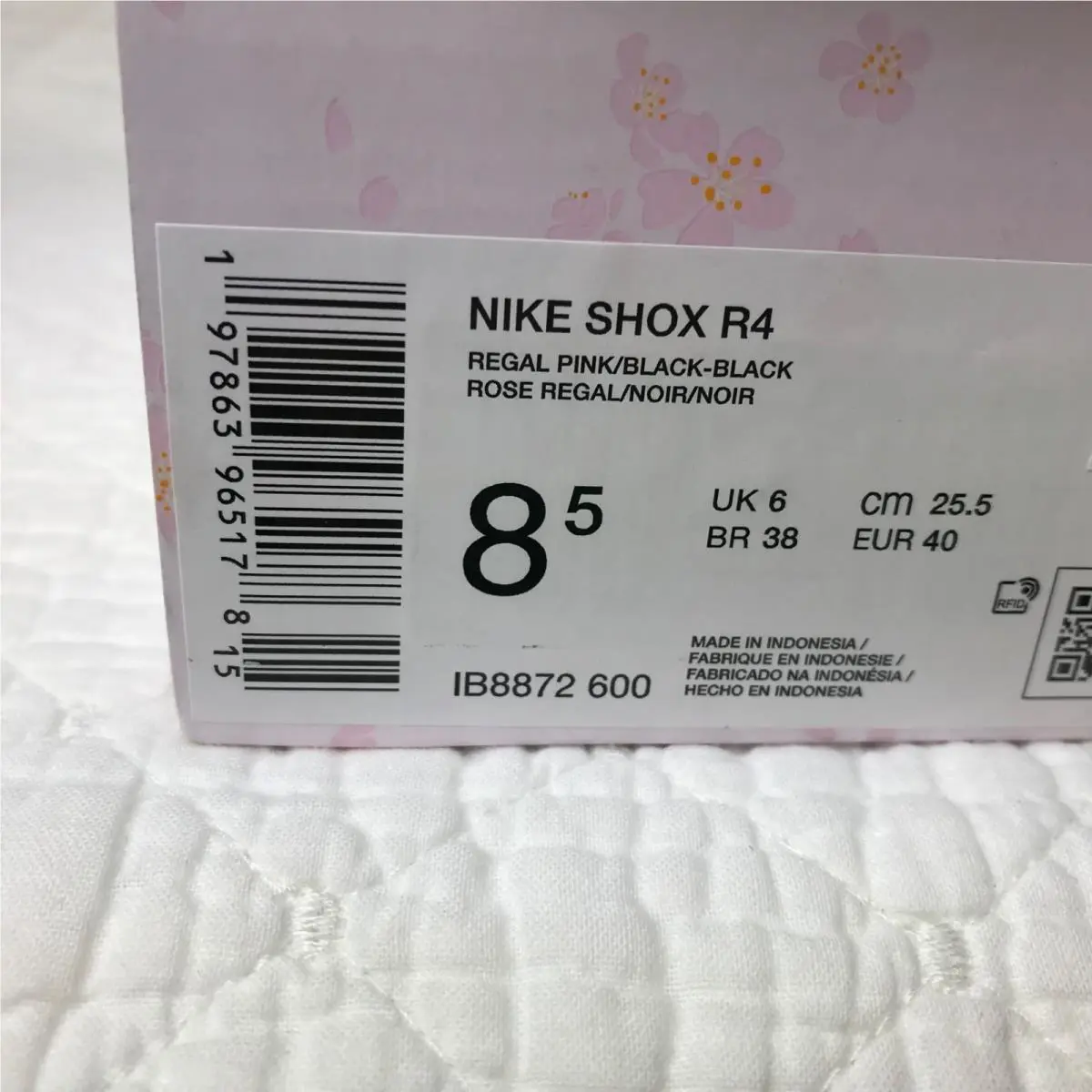 Nike shoes - Nike Shox R4 - Shox - IB8872-600 - pink/black 10