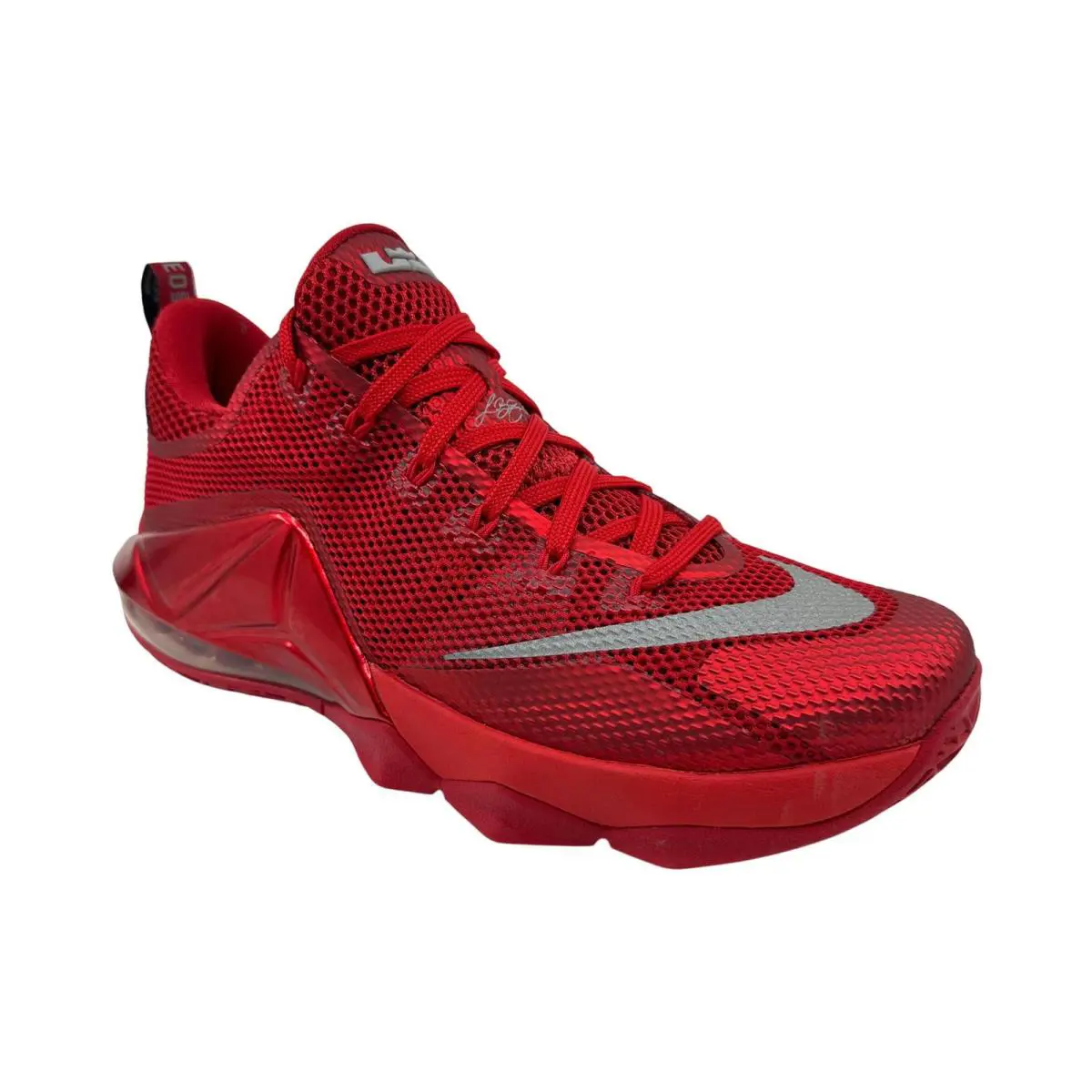 Nike shoes - Nike LeBron 12 - LeBron - 724557 616 - Red, Manufacturer: Unversity Red Silver (UPC: 887229218863) 0