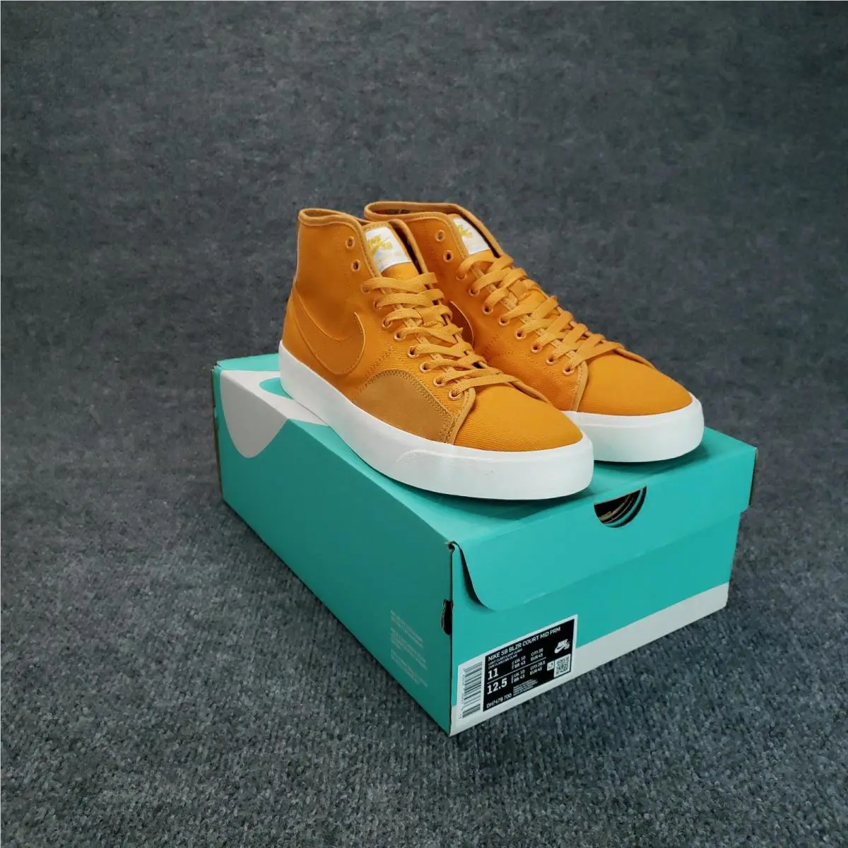 Nike shoes - Nike SB Blzr Court Mid PRM DH7479-700 - Orange 14