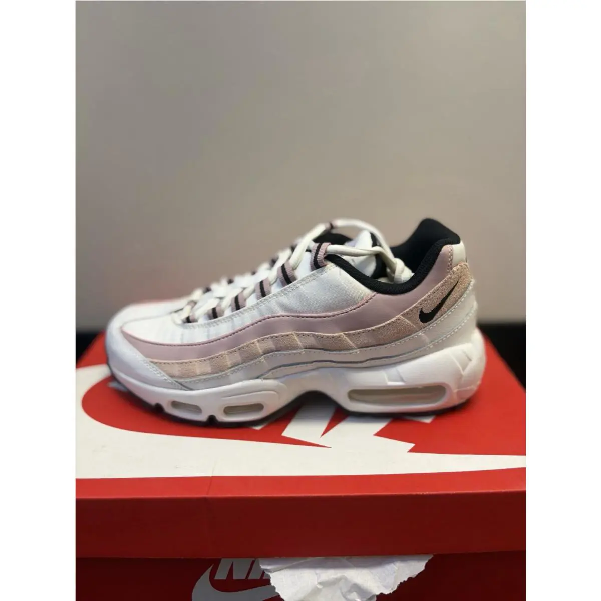 Nike shoes - Nike Wmns Air Max 95 - CV8828-100 - Summit White/Champagne/Orange Pearl/Black 0