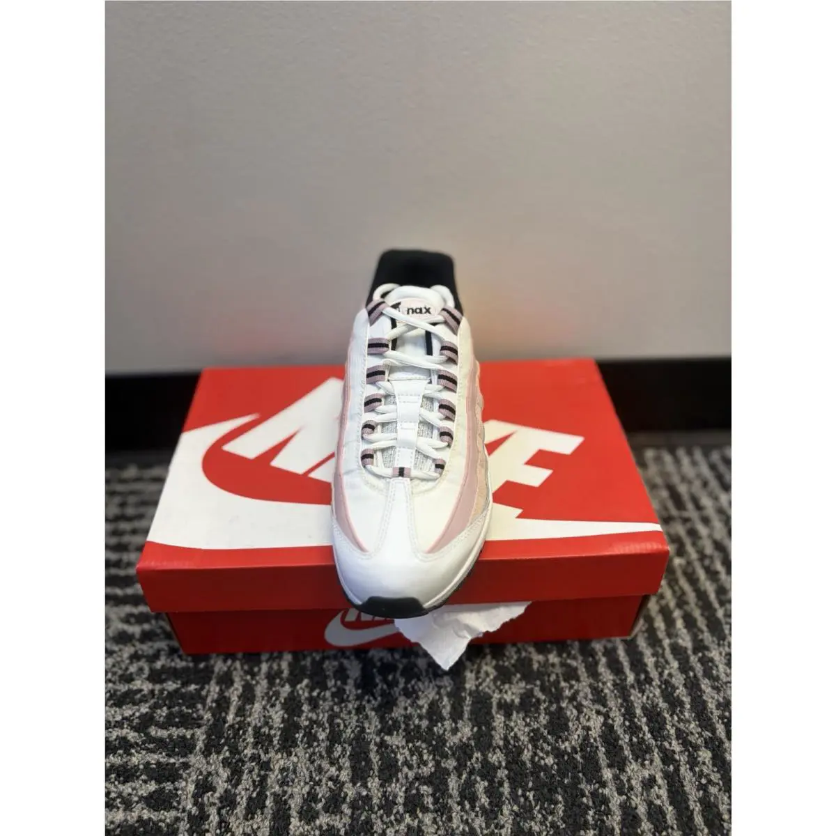 Nike shoes - Nike Wmns Air Max 95 - CV8828-100 - Summit White/Champagne/Orange Pearl/Black 1