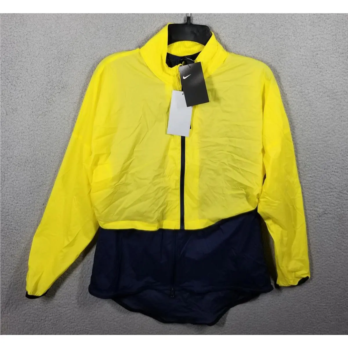 Nike Women`s Small Repel 3-in-1 Golf Jacket Black Yellow Rain CI7919-731