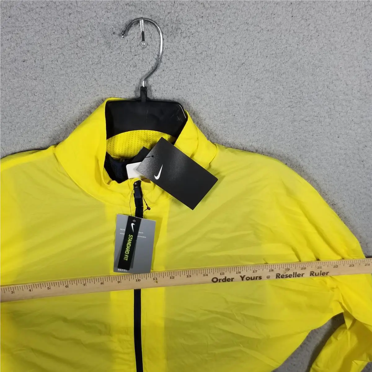 Nike clothing - NIKE REPEL WINDBREAKER - REPEL WINDBREAKER - CI7919-731 - Black Yellow (UPC: 193658640091) 5