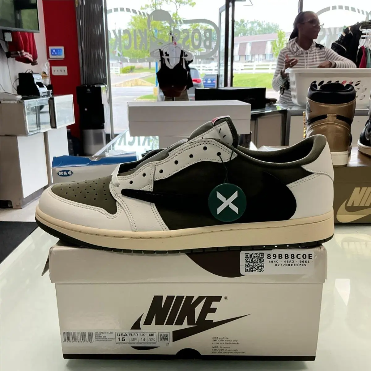 Nike Air Jordan 1 Travis Scott Mocha High OG Size 8 w/ Box
