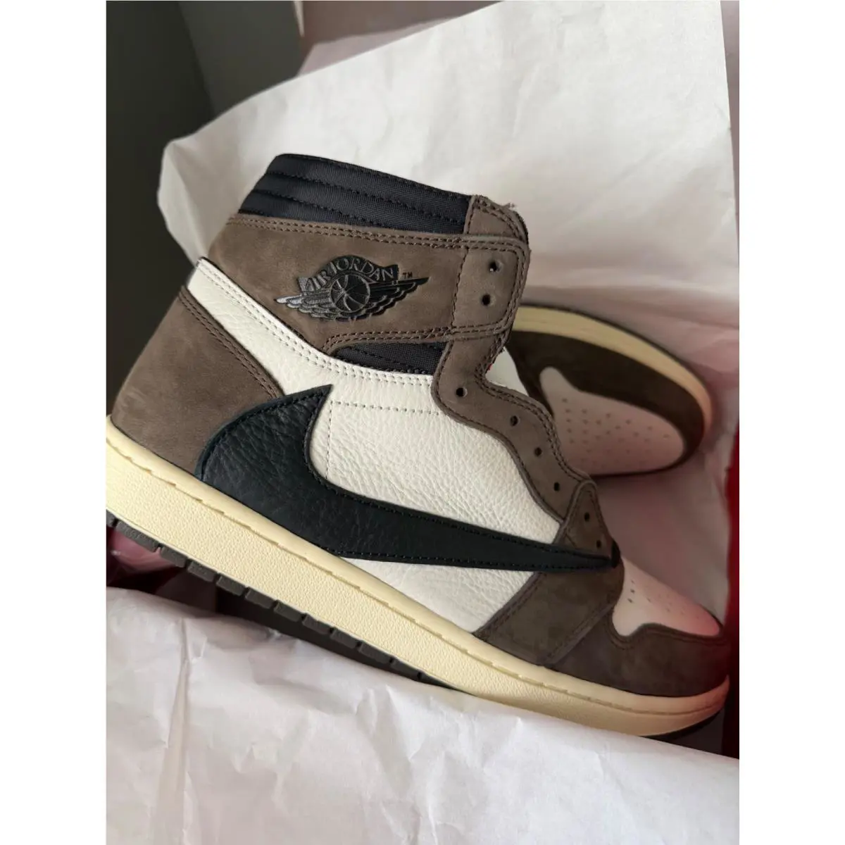 Nike shoes - Air Jordan 1 - Air - CD4487-100 - Brown (UPC: 0193150591464) 5