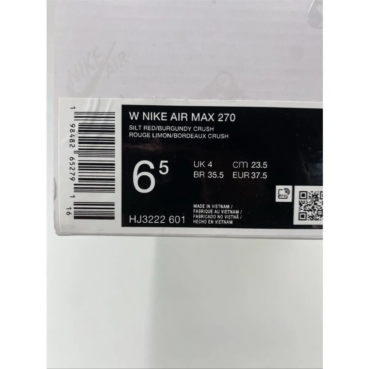 Nike shoes - Nike Air Max 270 - Air Max - HJ3222-601 - Pink, Manufacturer: Silt Red/Burgundy Crush/Burgundy Crush 6