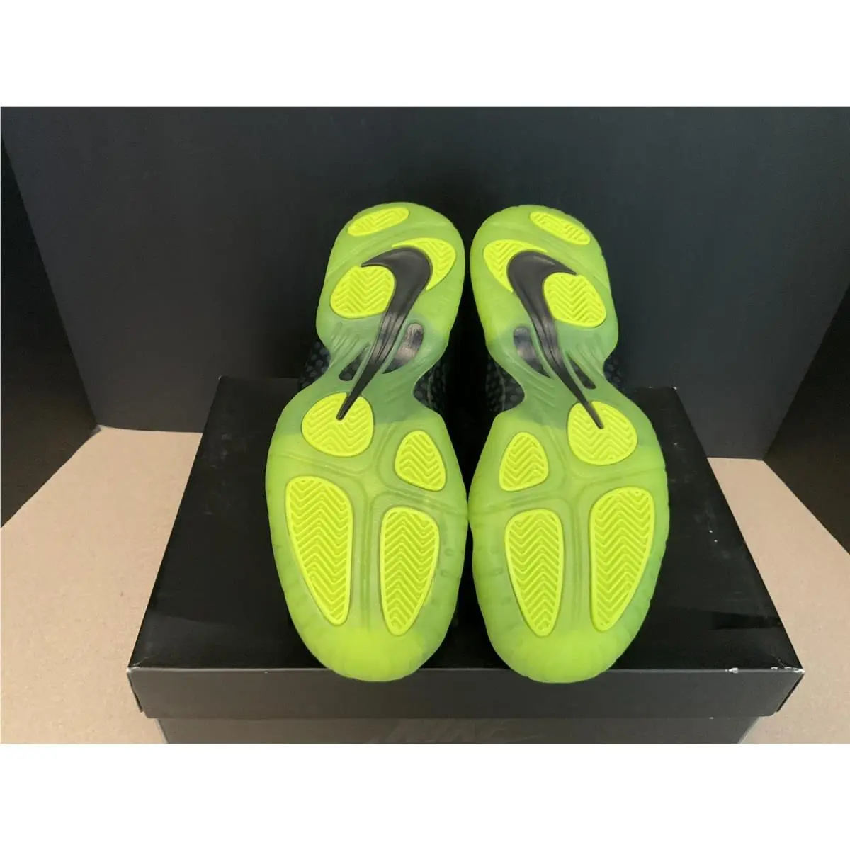Nike shoes - Nike Little Posite - Little Posite - Black/Volt 7