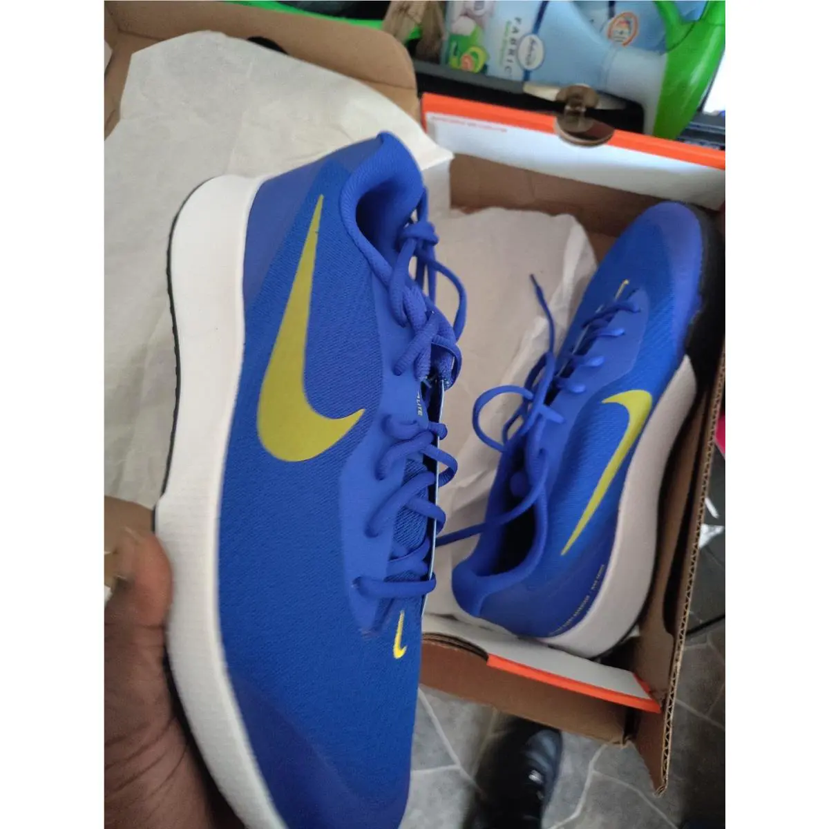 Nike shoes - M Vapor Lite 3 HC - FZ2155 401 - Blue, Manufacturer: Black/White 3