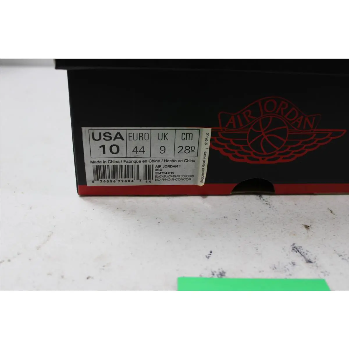 Nike shoes - Nike Air Jordan 1 - Air - 554724-019 - Purple (UPC: 676556796959) 1