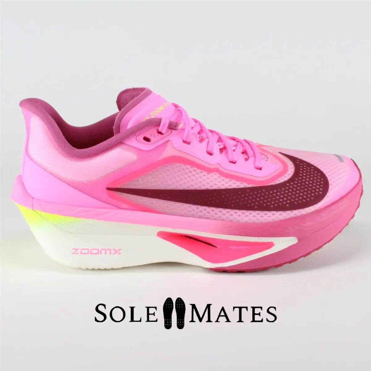 Zoom Fly 6 Pink White Volt FN8455-602 Women`s Size 8 Shoes by Nike