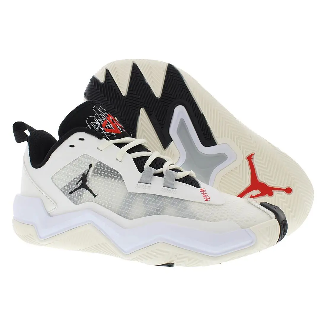 Nike Jordan One Take 4 Unisex Shoes Size 8 Color: Sail/black/wolf Grey