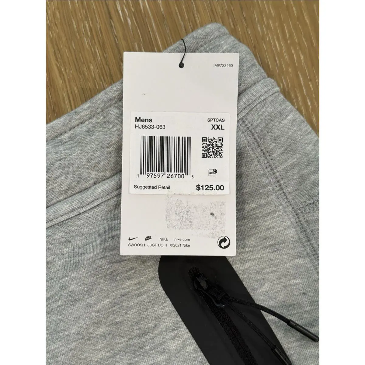 Nike clothing - NIKE OPEN HEM - OPEN HEM - Gray 3