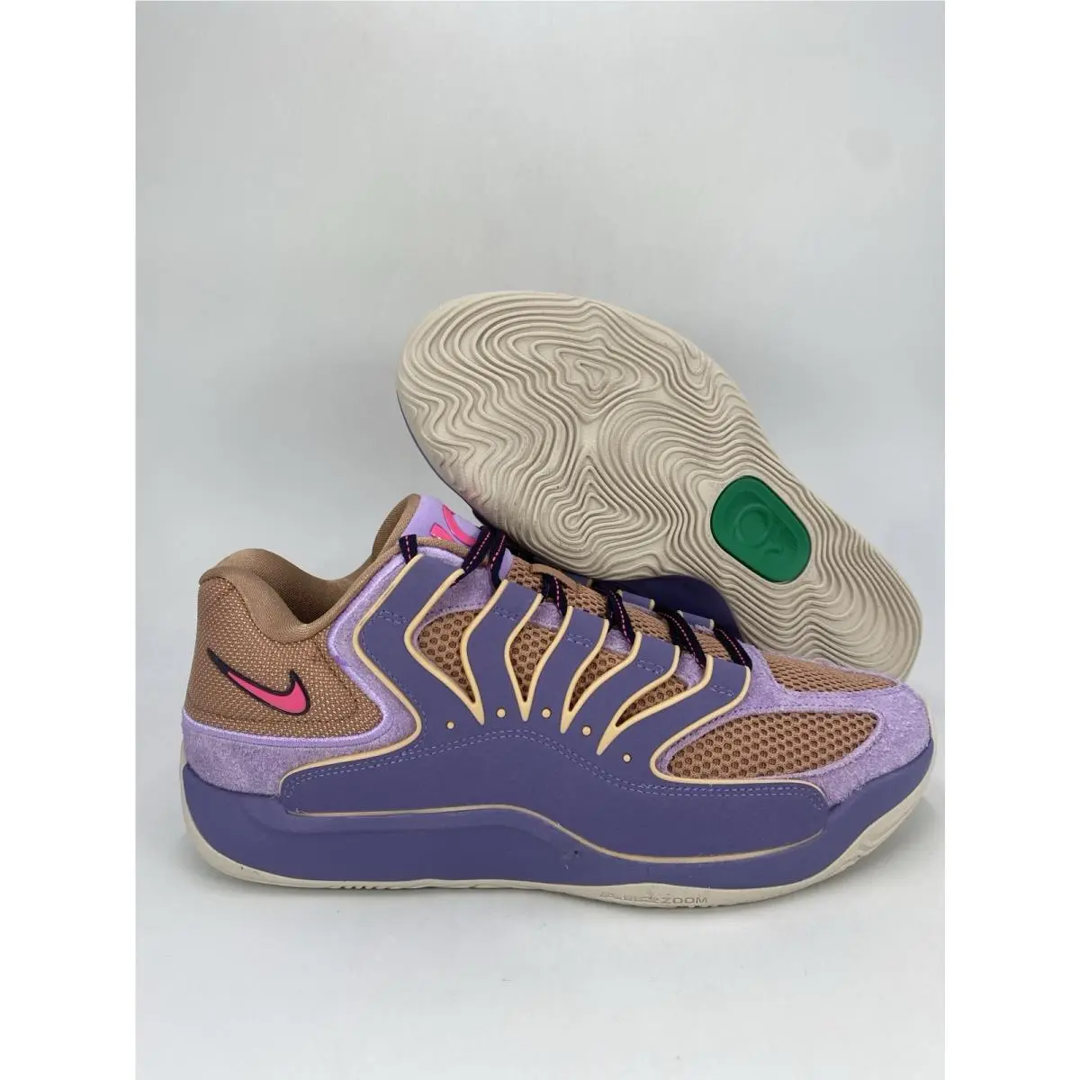 Nike KD18 Washed Purple Fire Pink Lilac HV1992 501 Men`s Size 11.5