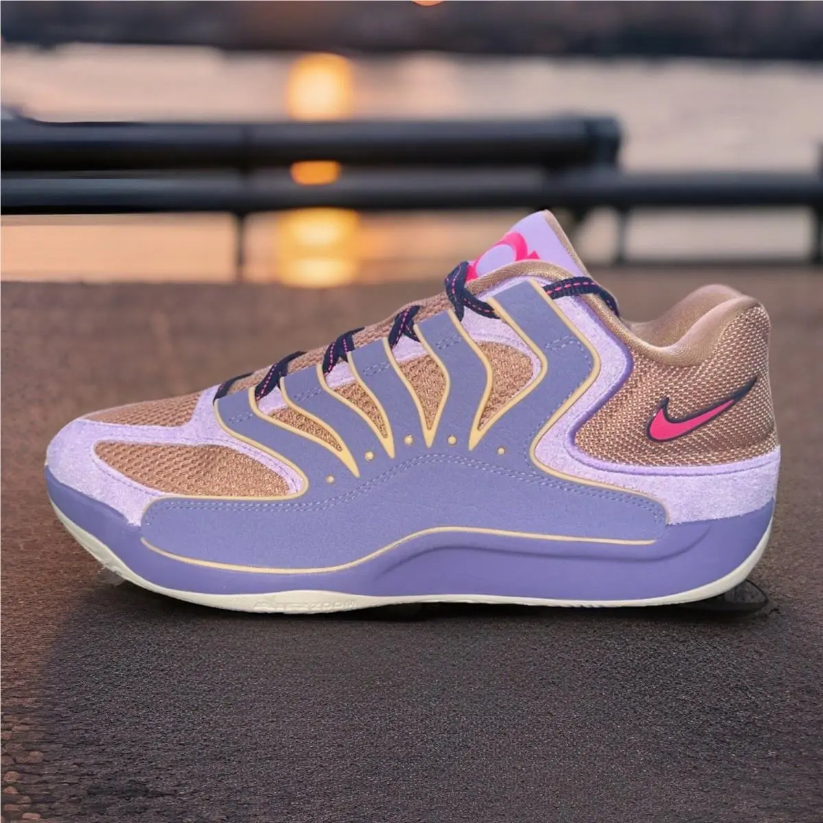 Nike Men`s Size 10 KD 18 B.a.d. Purple Basketball HV1992-501 Kevin Durant
