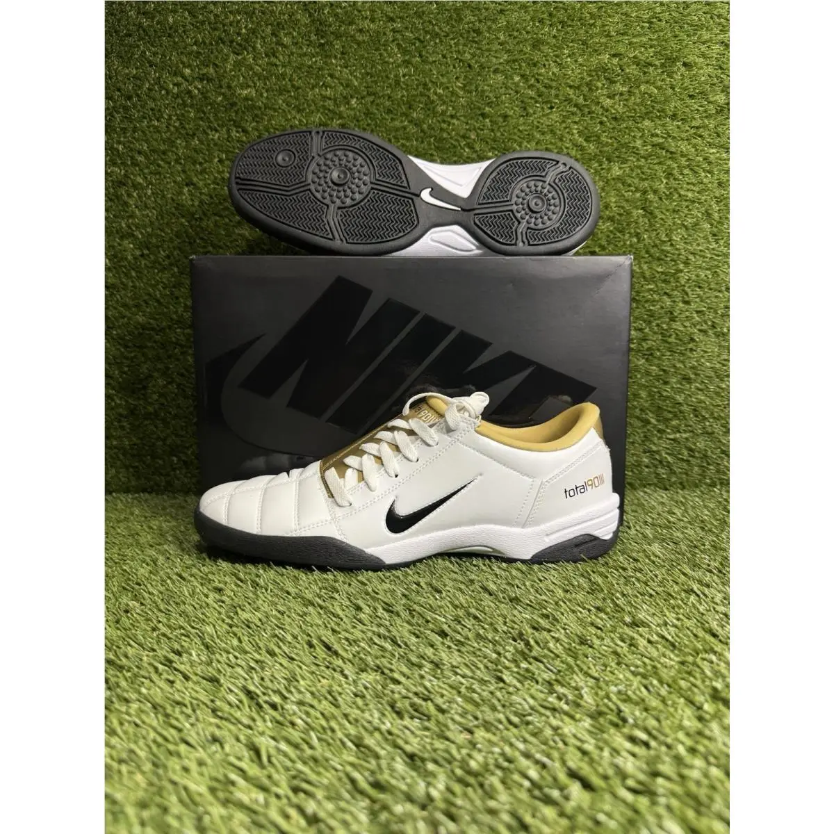 Nike Total 90 SP - White Metallic Gold - U.s. Men`s Size 10