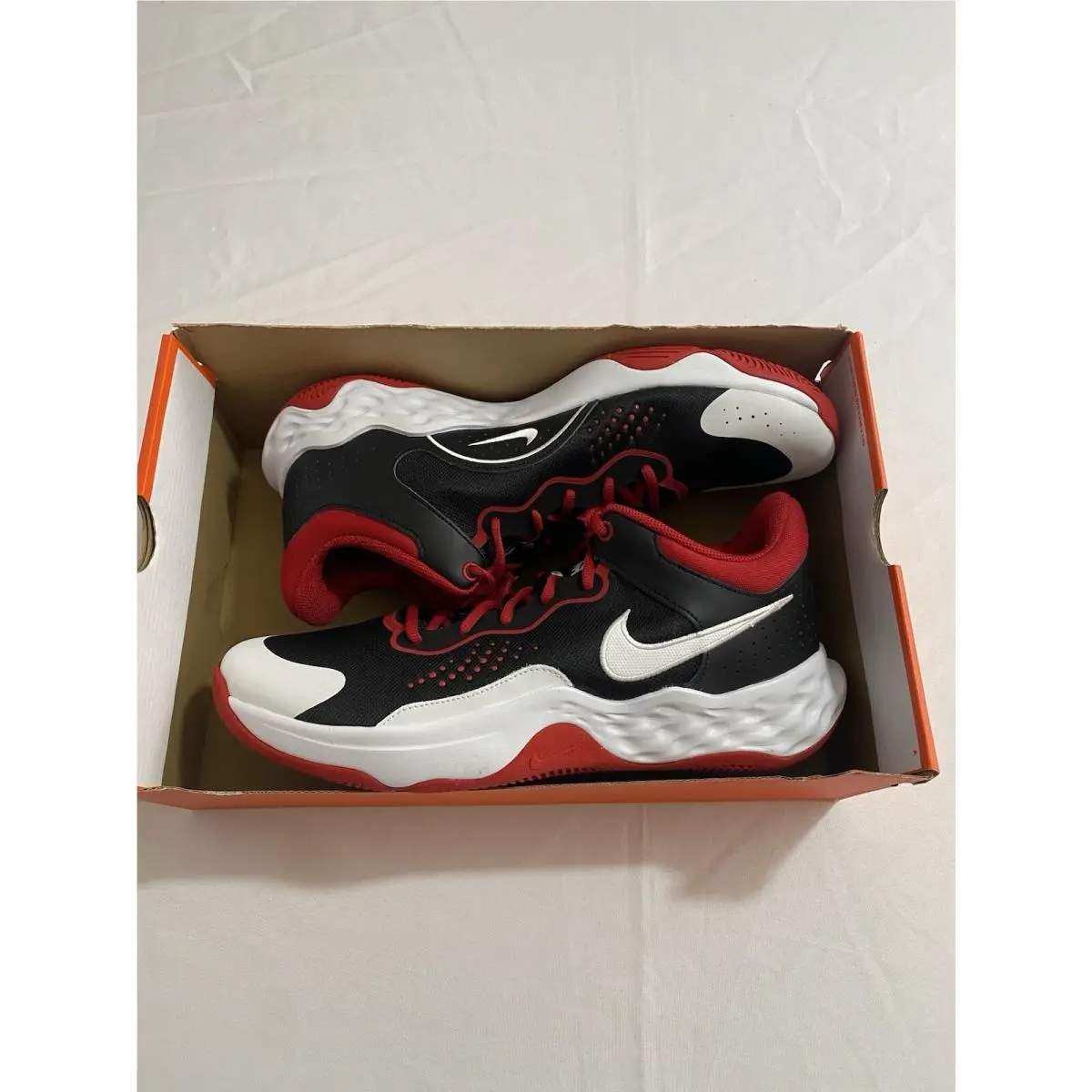 Mens Size 14 Black Red Nike Fly.by Mid 3 Basketball Shoes DD9311 005