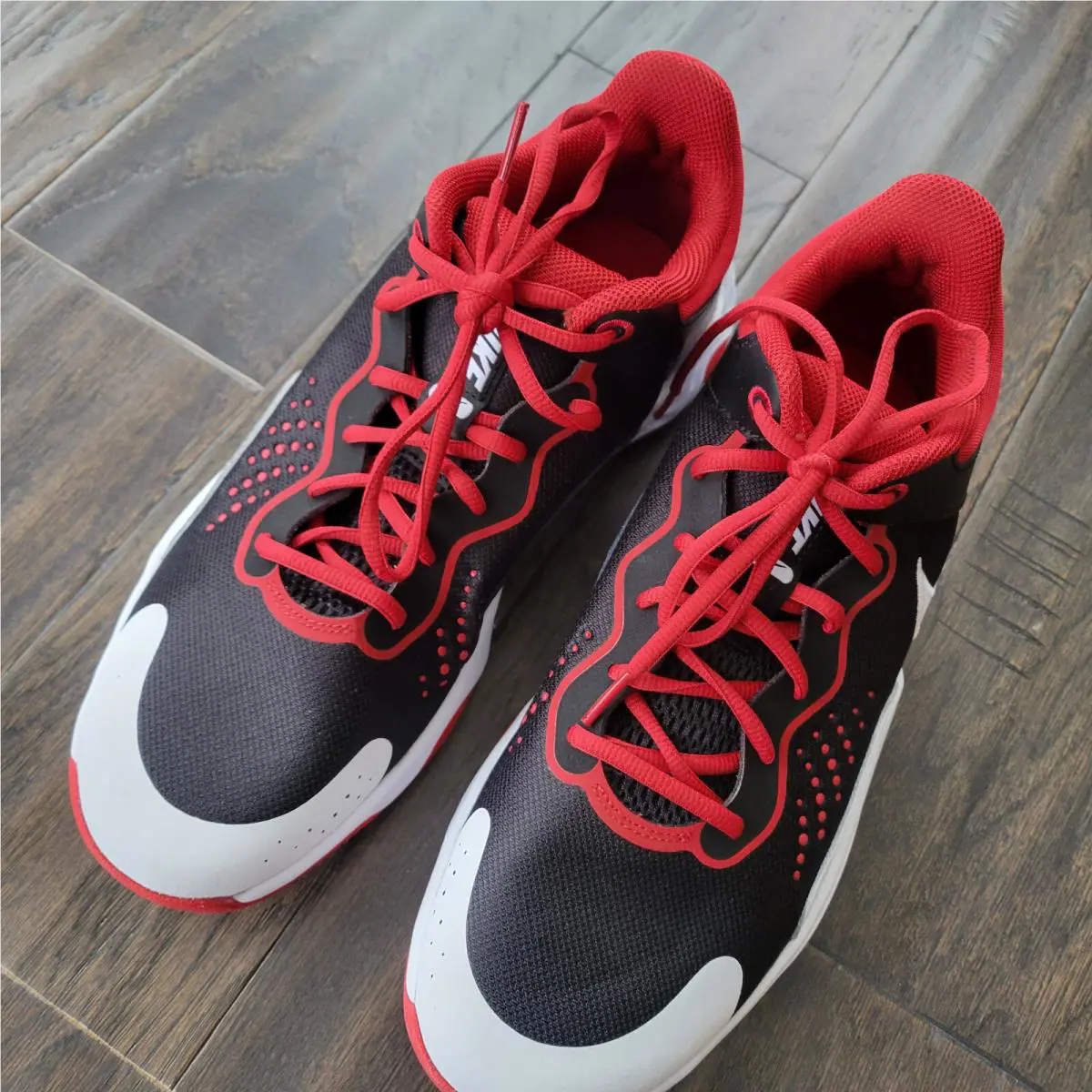 Nike shoes - Nike Fly By Mid - Fly Mid - DD9311-005 - Red, Black and White 12