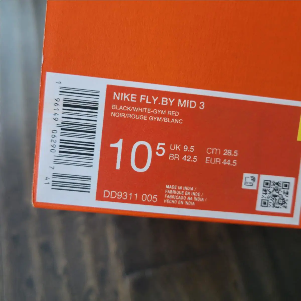 Nike shoes - Nike Fly By Mid - Fly Mid - DD9311-005 - Red, Black and White 14