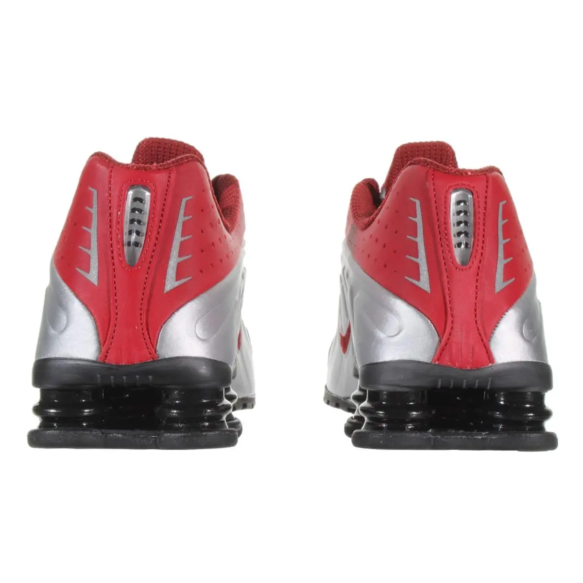 Nike shoes - Nike Shox R4 - Shox - HQ1988 009 - Metallic Silver, Team Crimson 7