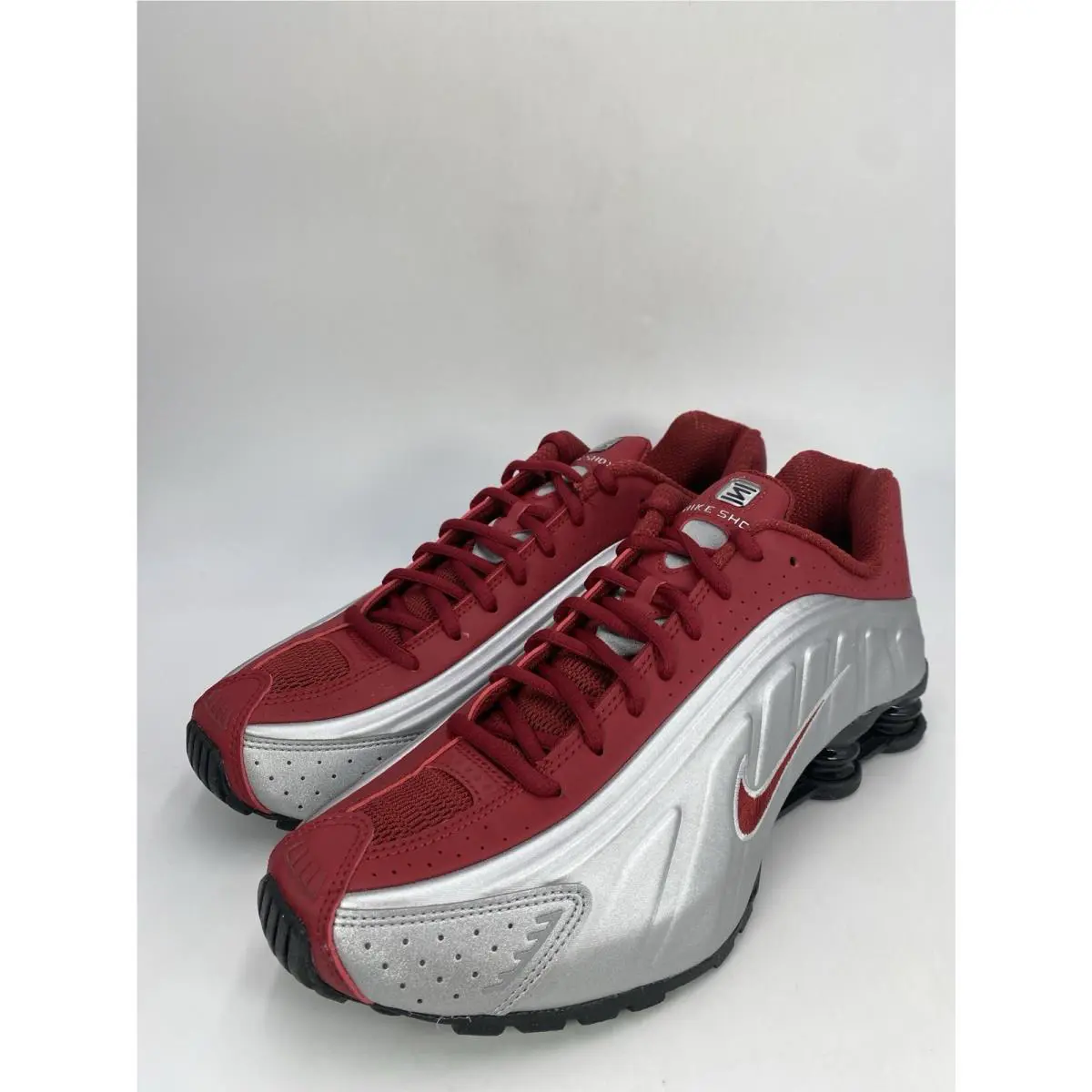 Nike shoes - Nike Shox - Shox - HQ1988 009 - Metallic Silver/Team Crimson (UPC: 198488599854) 2
