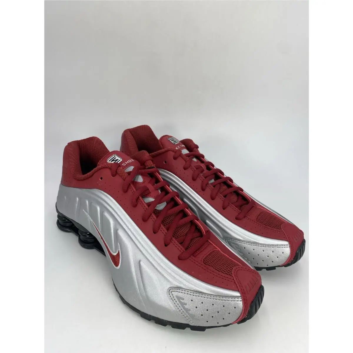 Nike shoes - Nike Shox - Shox - HQ1988 009 - Metallic Silver/Team Crimson (UPC: 198488599854) 3