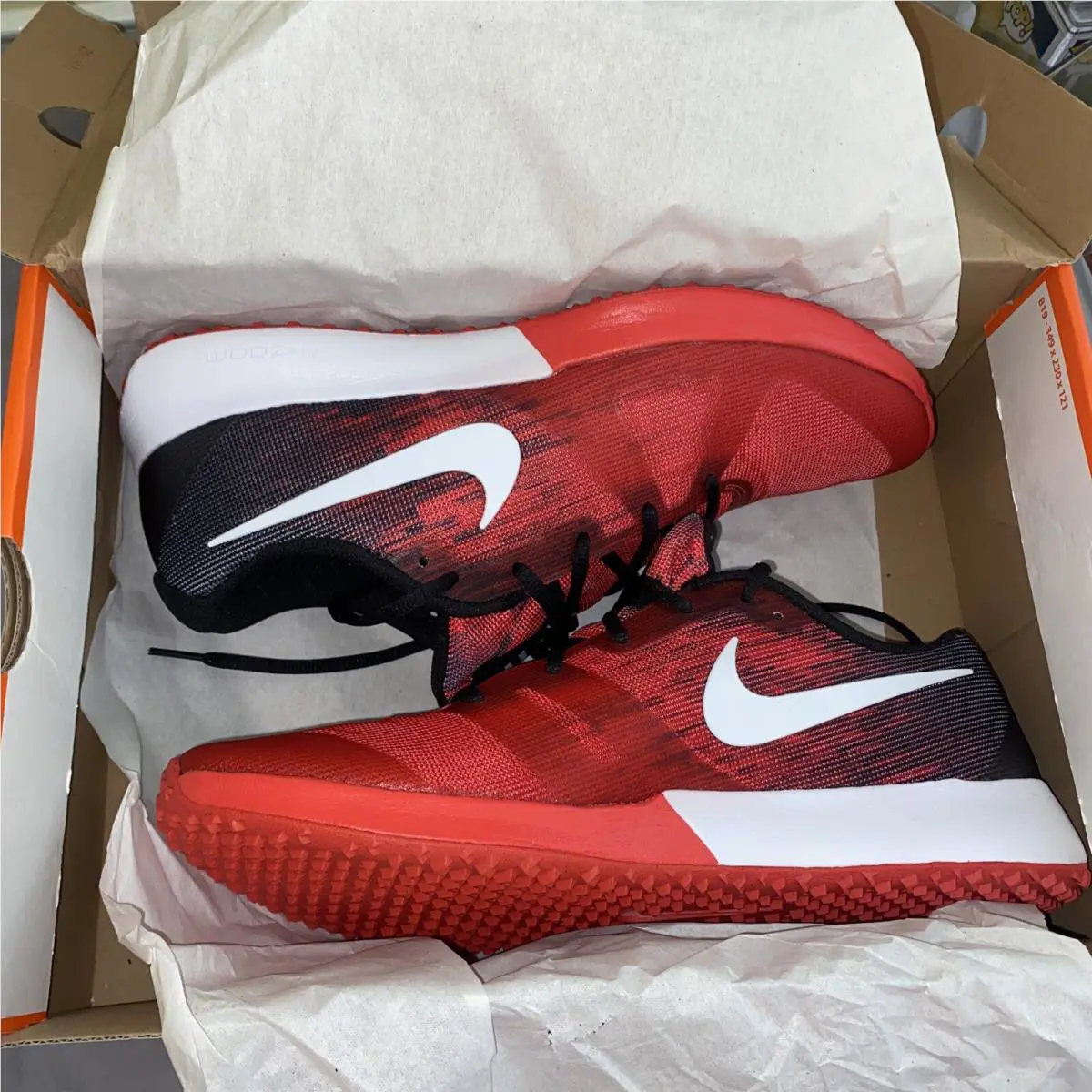 Nike shoes - Nike Zoom Train - Zoom Train - Red Black and White 0