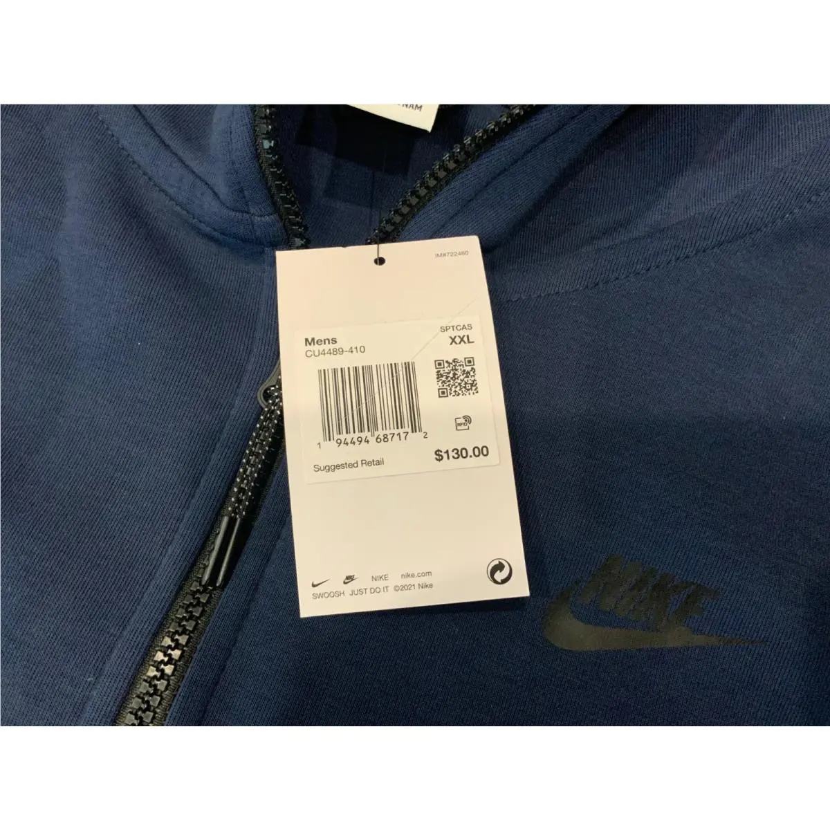 Nike clothing - CU4489-410 - CU4489-410 - Midnight Navy (UPC: 194494687257) 3