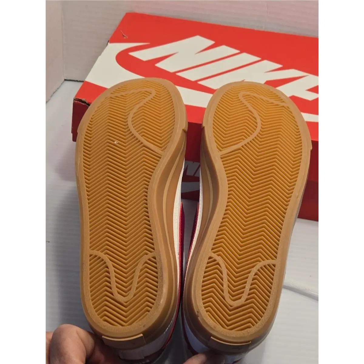 Nike shoes - Nike Court Legacy - Court Legacy - White/Gum Yellow/Team Red (UPC: 195203718422) 8