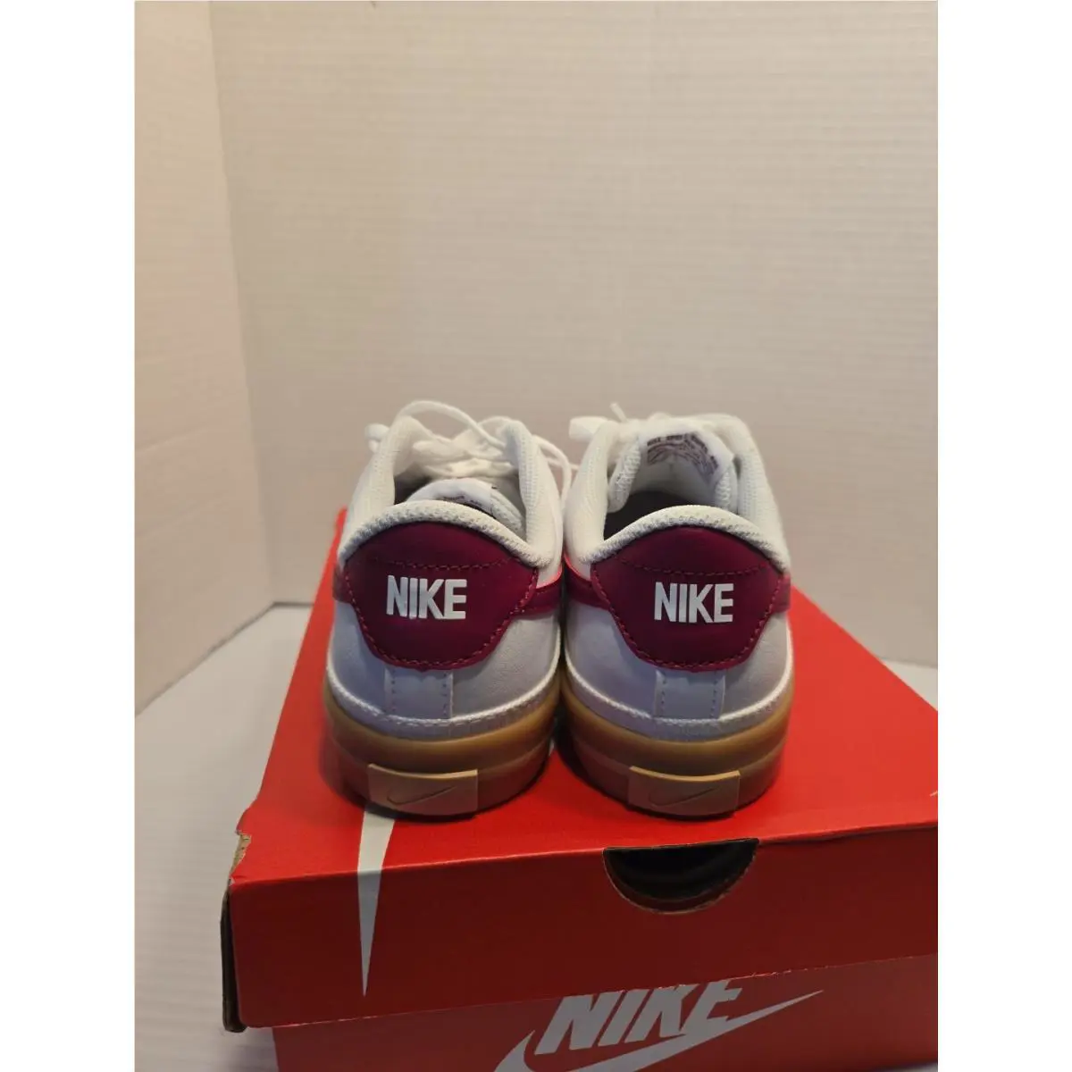 Nike shoes - Nike Court Legacy - Court Legacy - White/Gum Yellow/Team Red (UPC: 195203718422) 3