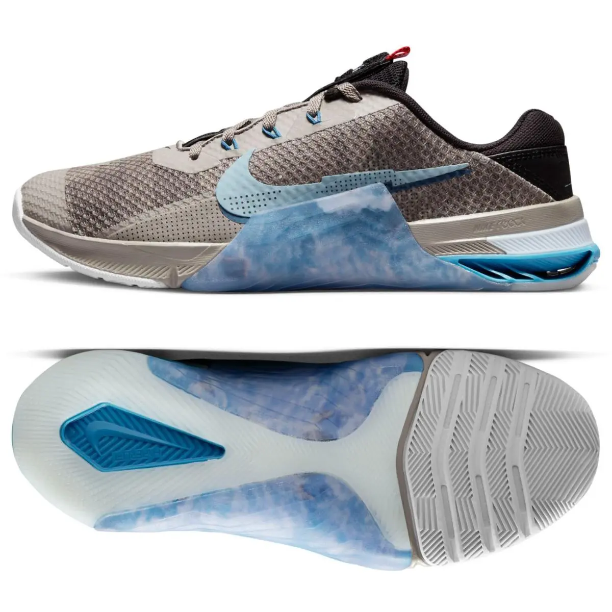 Nike Metcon 7 Amp Enigma Stone/boarder Blue DM0259-001 Men`s Workout Shoes Sz 15