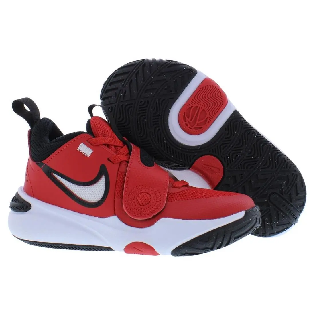 Nike Hustle D 11 PS Boys Shoes Size 10.5 Color: Red - Red, Main: Red