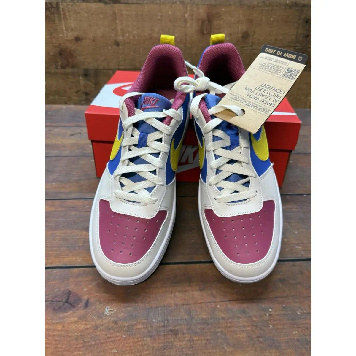 Nike shoes - Nike Court Borough - Court Borough - Sweet Beet / Bright Citron 0