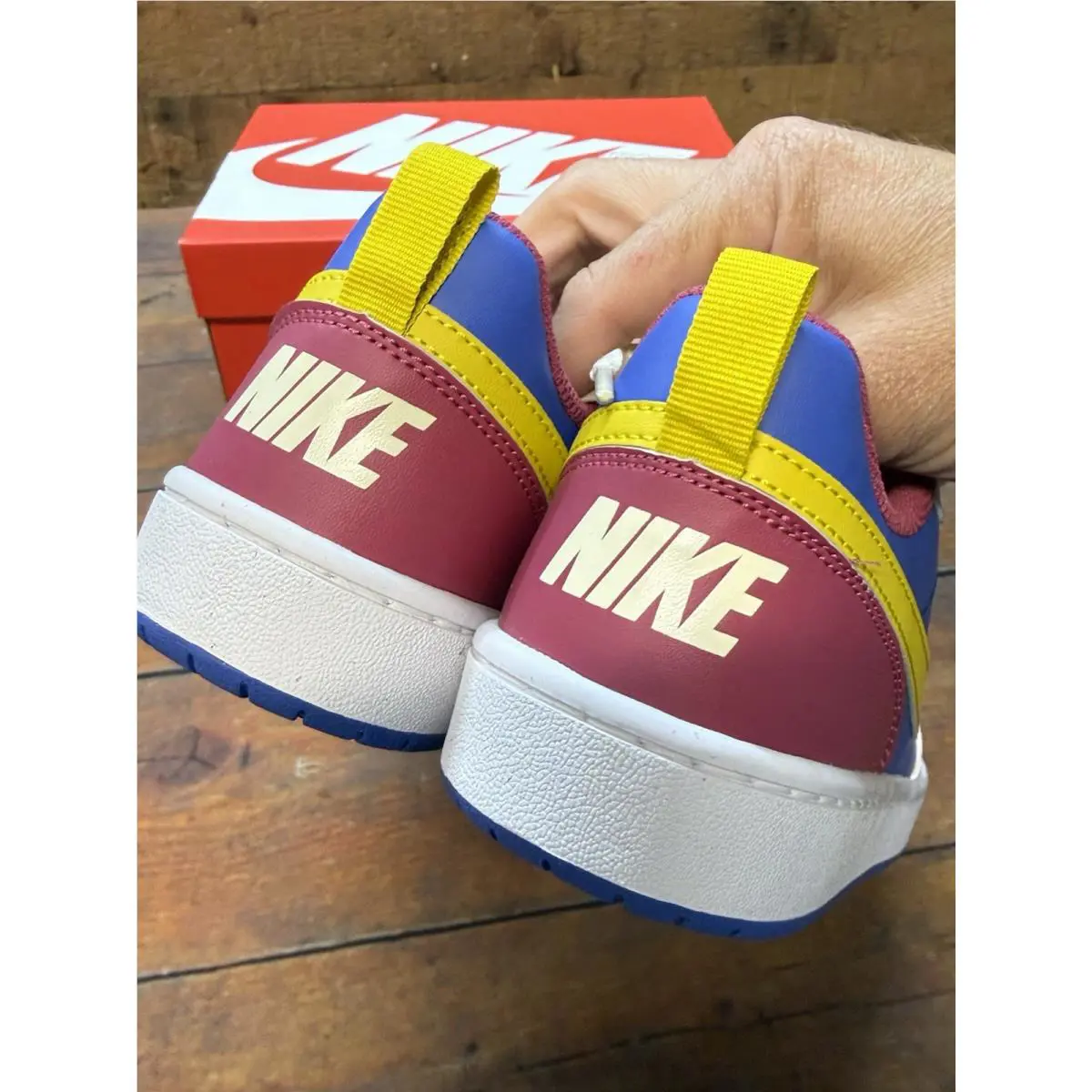 Nike shoes - Nike Court Borough - Court Borough - Sweet Beet / Bright Citron 1